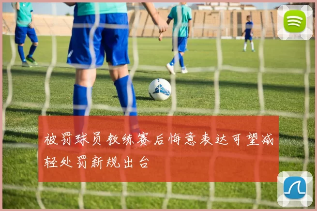 被罚球员教练赛后悔意表达可望减轻处罚新规出台